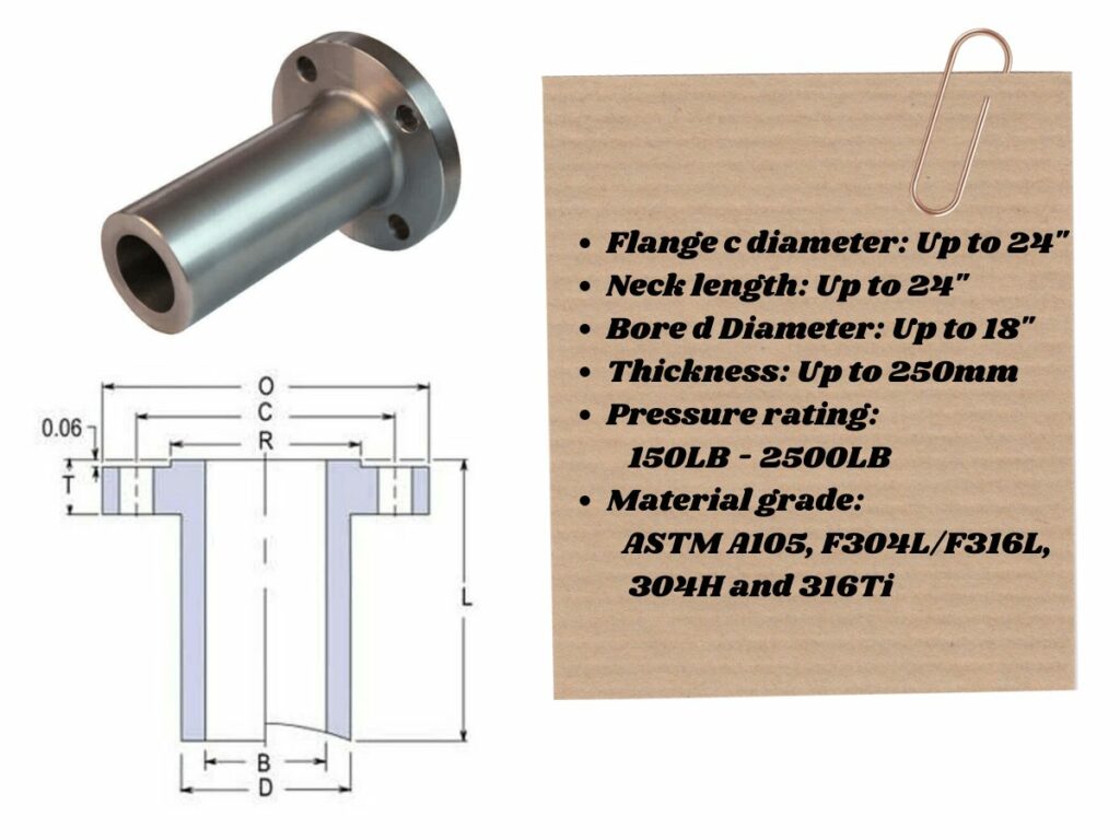 long weld neck flange 4