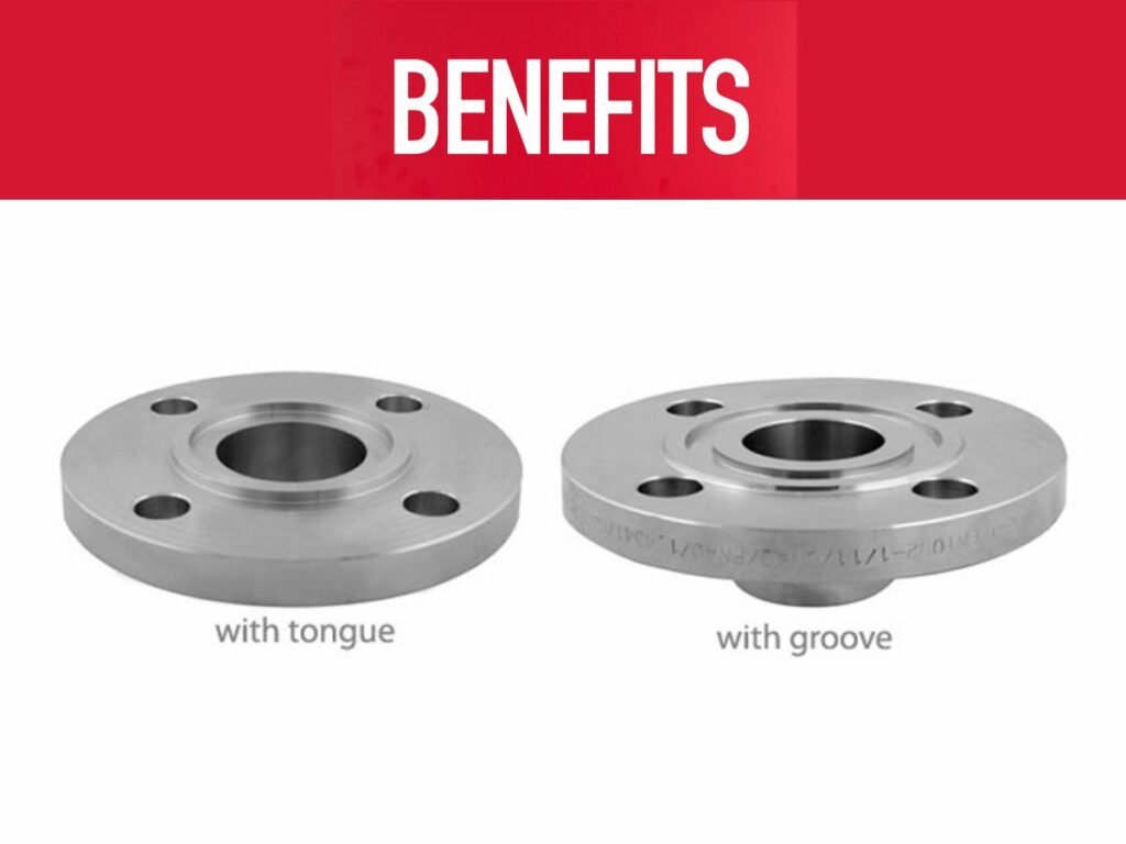 tongue and groove flange 2 1